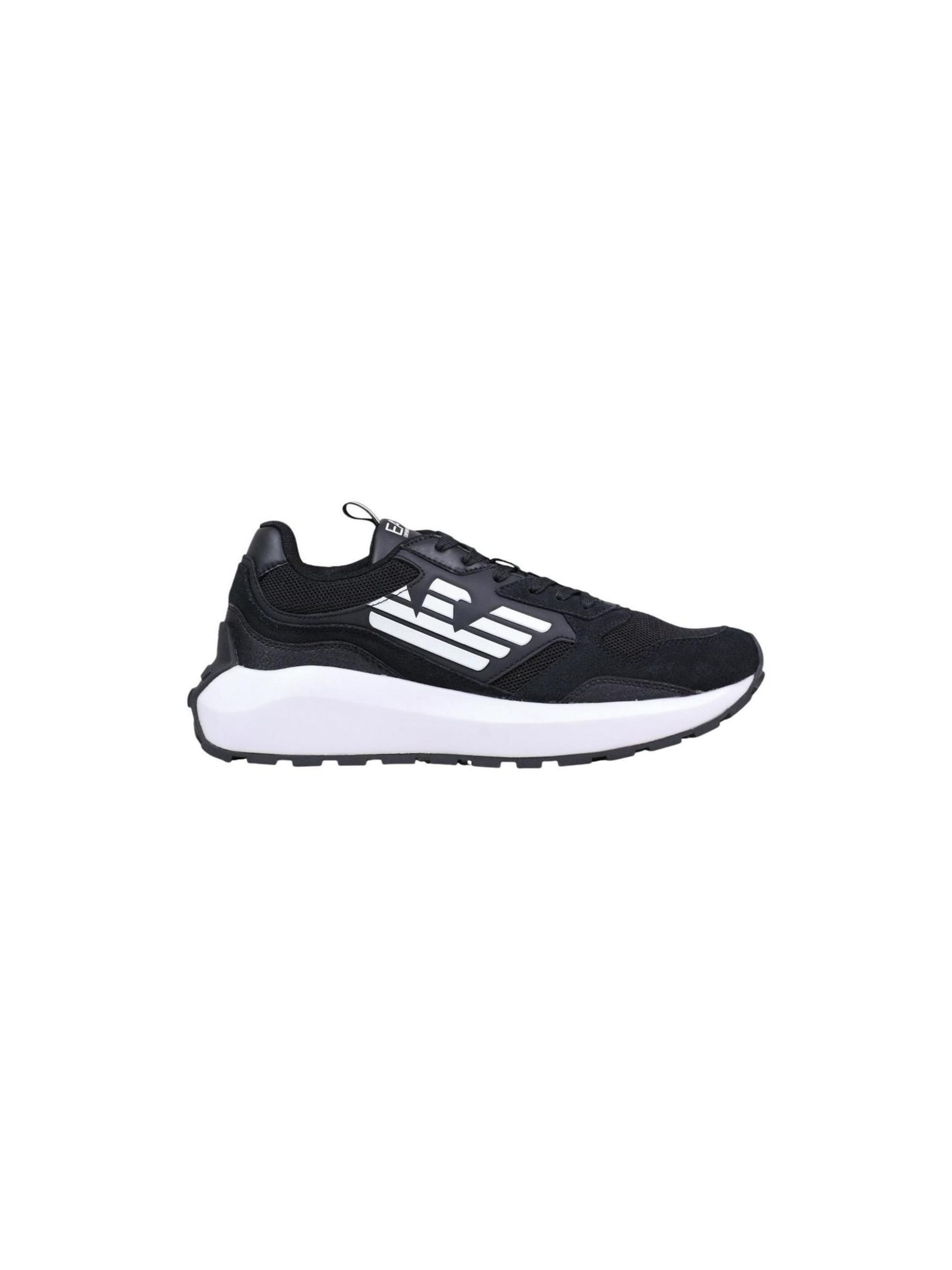 Sneaker bassa '7X000657 AF23110' di EA7 Emporio Armani in nero: frontale