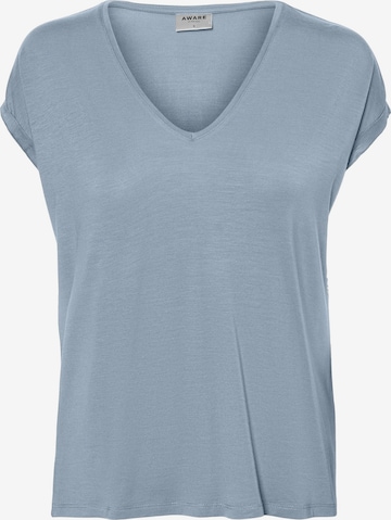 VERO MODA T-Shirt 'Ava' in Blau: predná strana