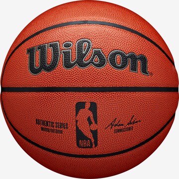 WILSON Ball 'NBA AUTHENTIC INDOOR OUTDOOR' in Braun: predná strana