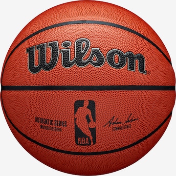 WILSON Ball 'NBA AUTHENTIC INDOOR OUTDOOR' in Brown: front