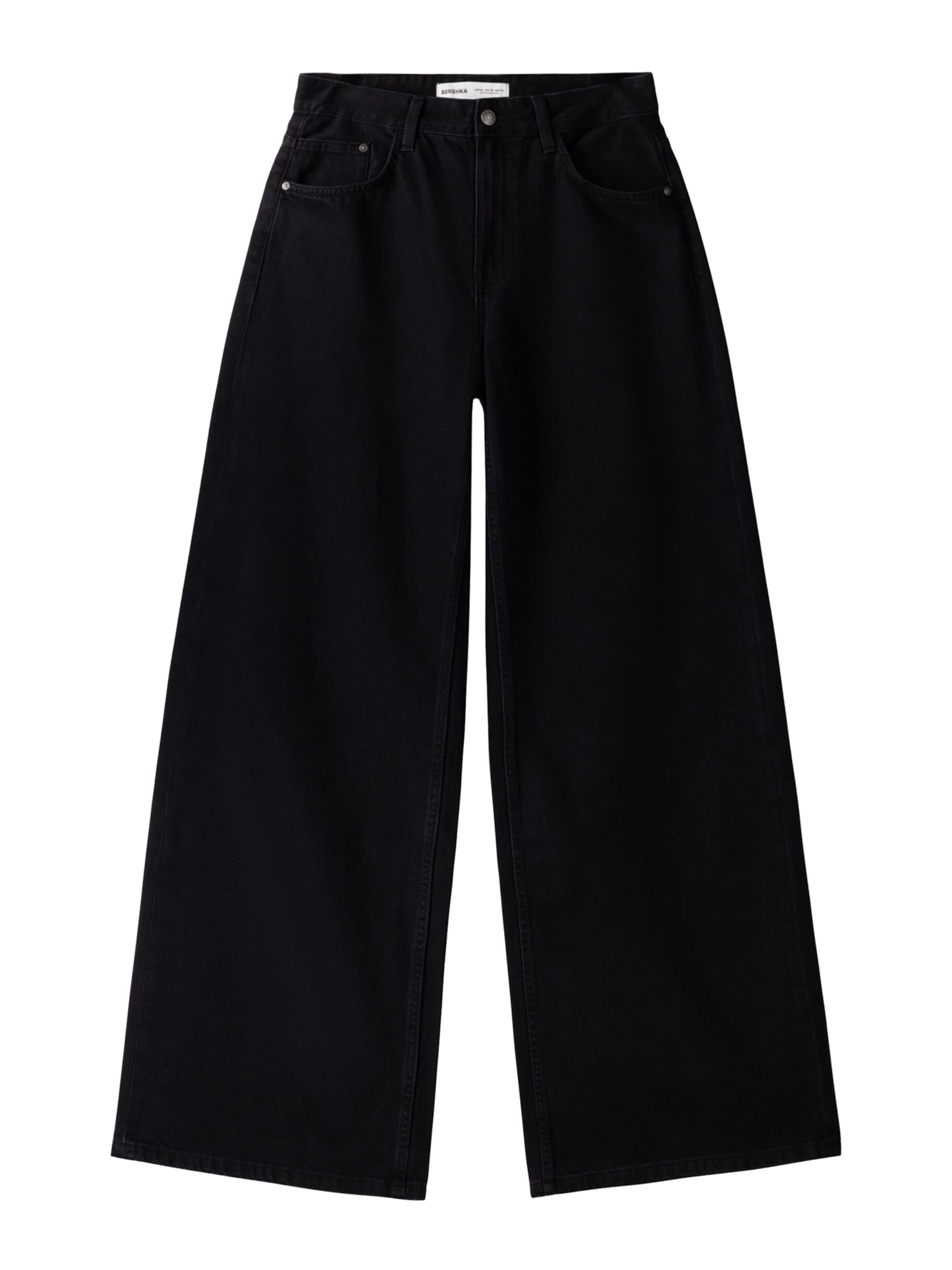 Jeans di Bershka in nero: frontale
