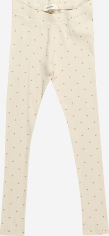 Lil ' Atelier Kids Skinny Leggings 'GAGO' in Wit: voorkant