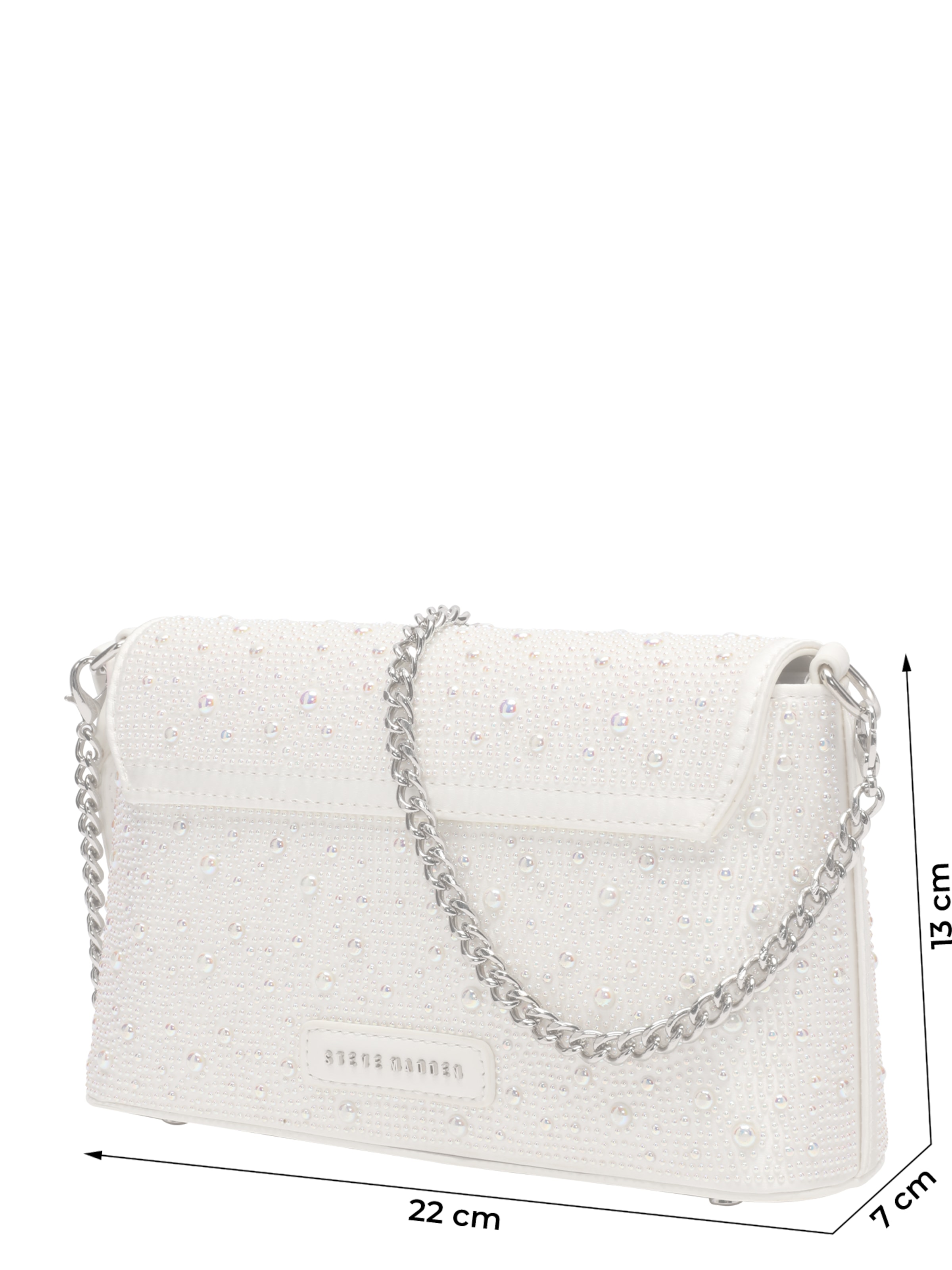 STEVE MADDEN Taška cez rameno 'Breem' - Biela