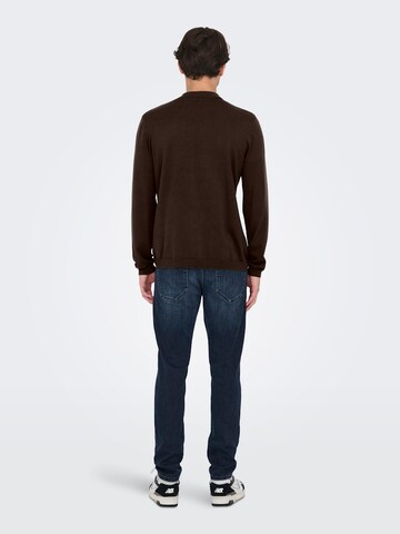 Only & Sons Kofta 'ONSWYLER' i brun