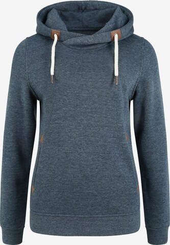 Oxmo Sweatshirt 'Vicky Hood' in Blauw: voorkant