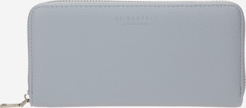 Seidenfelt Manufaktur Wallet 'Smilla' in Blue: front