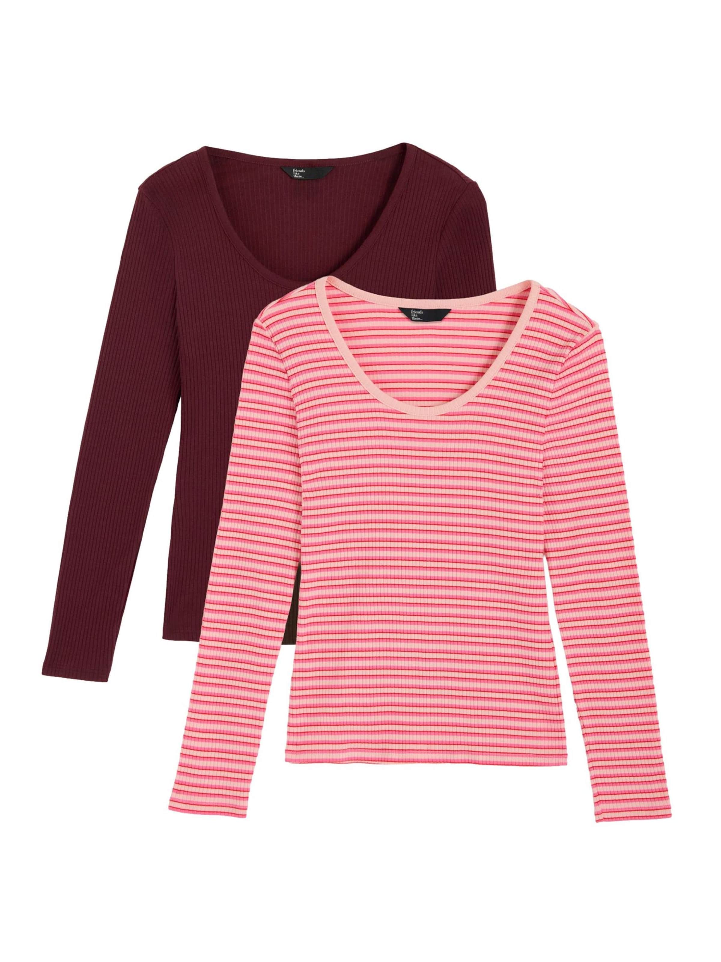 Friends Like These Koszulka w kolorze różowy: przód