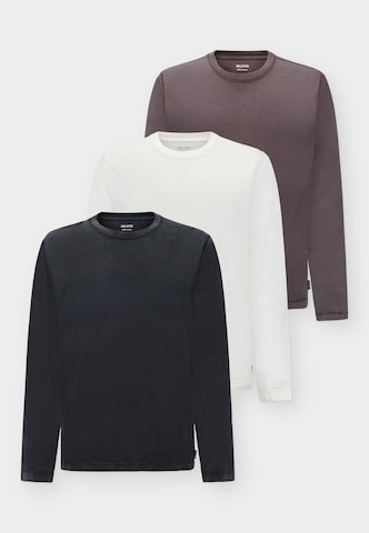 HOLLISTER Póló - barna: elől