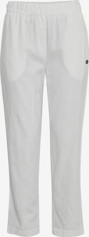 Oxmo Tapered Broek in Wit: voorkant