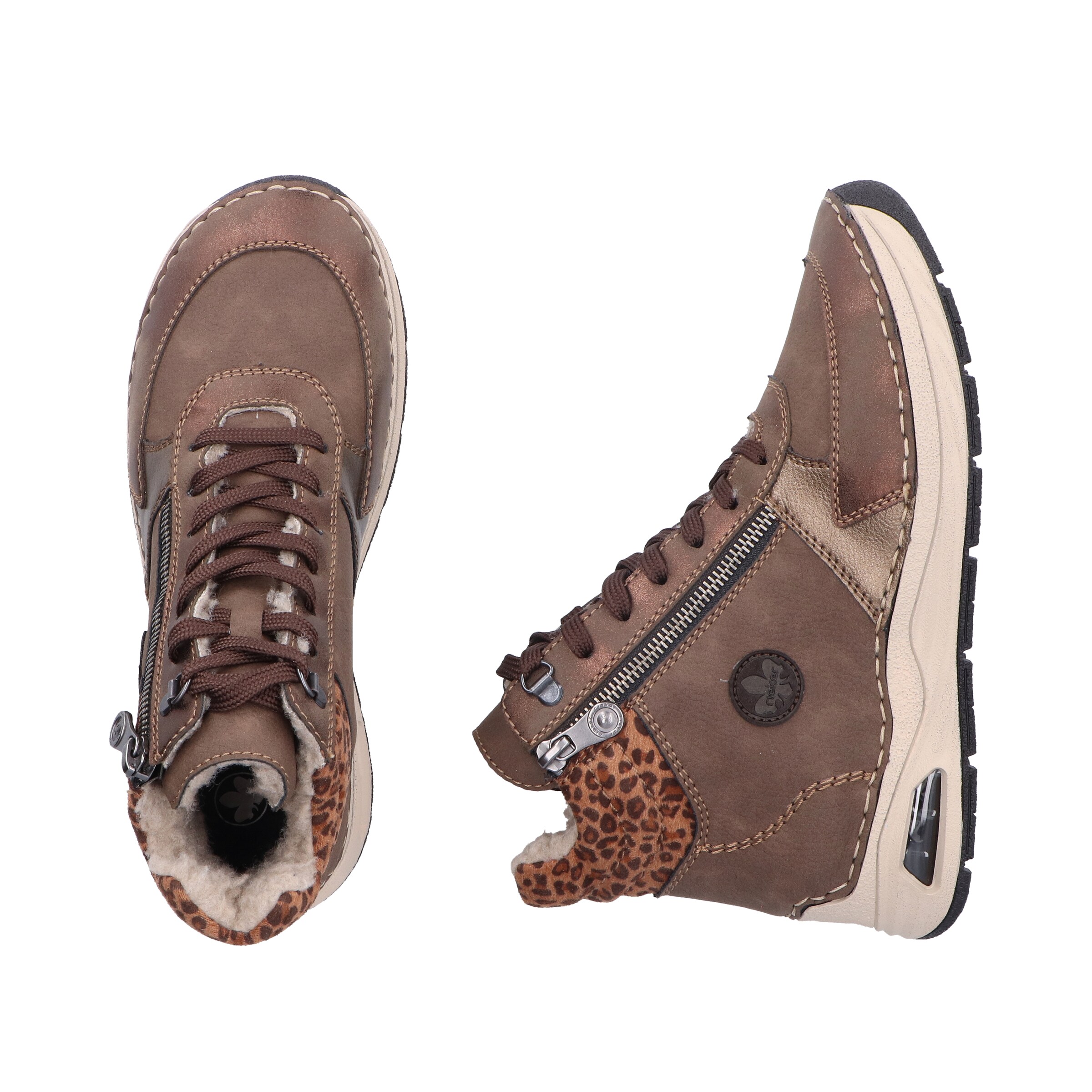 Bottes à lacets '44565' Rieker en marron