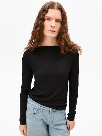 ARMEDANGELS Shirt in Black: front