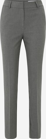 Selected Femme Tall Slim fit Trousers with creases 'RIA' in Grey: front