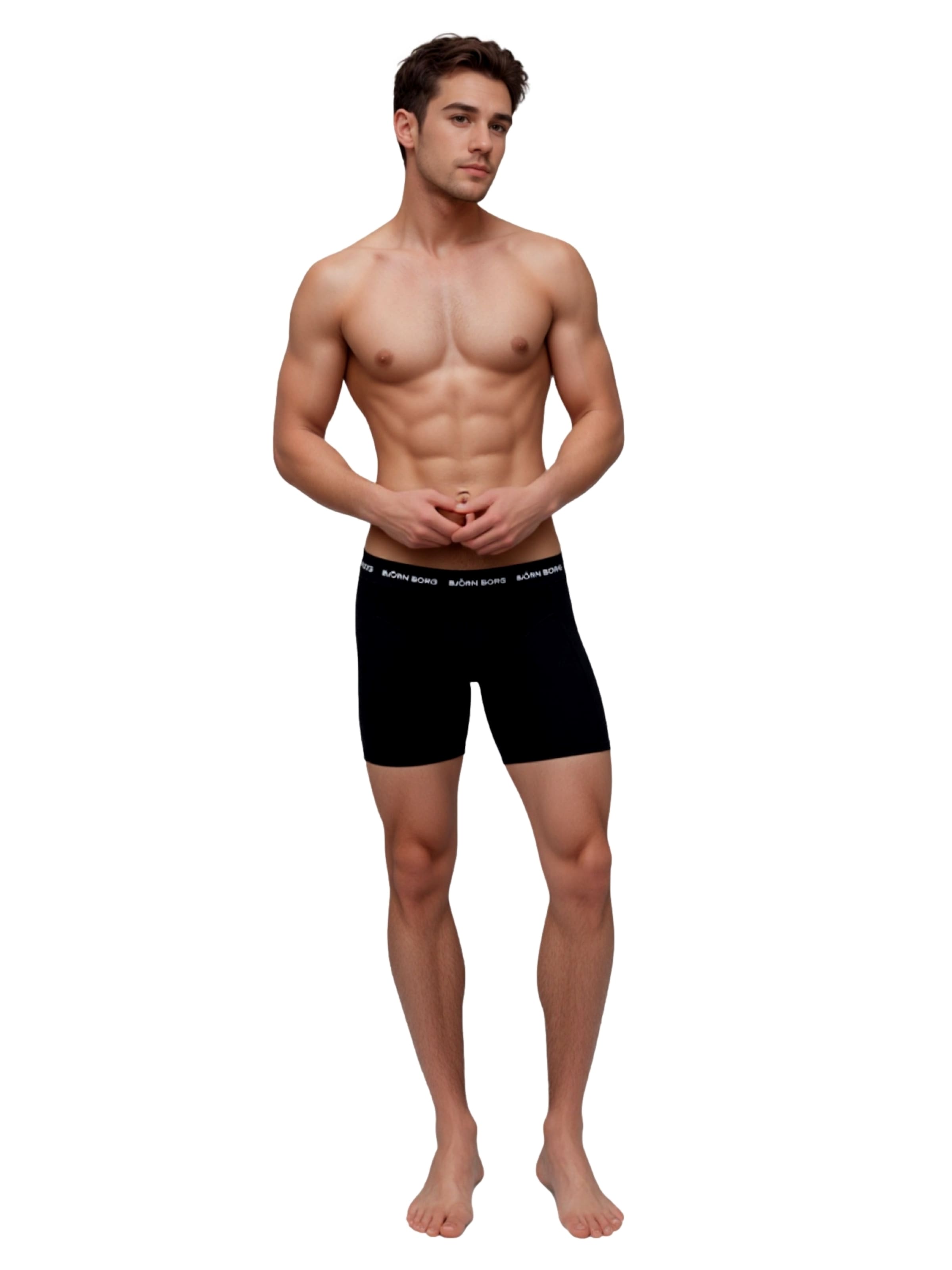 BJÖRN BORG Boksershorts i sort