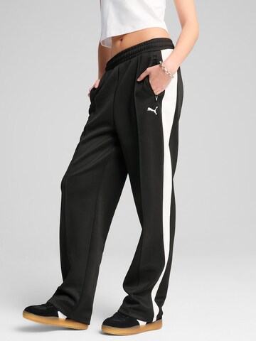 PUMA Loosefit Broek 'T7 ALWAYS ON' in Zwart: voorkant