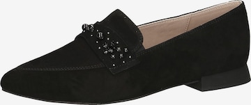 CAPRICE Classic Flats in Black: front