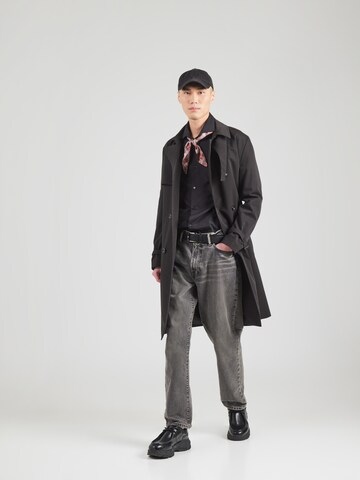 JACK & JONES Regular fit Button Up Shirt 'JWHPARKER' in Black