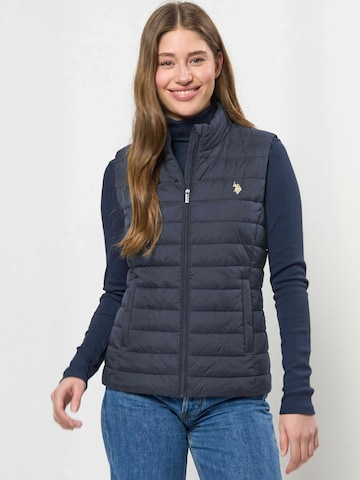 U.S. POLO ASSN. Vest ' UWVive ' in Blue: front