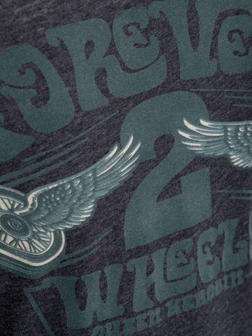 Queen Kerosin Shirt 'Forever 2 Wheels' in Grey