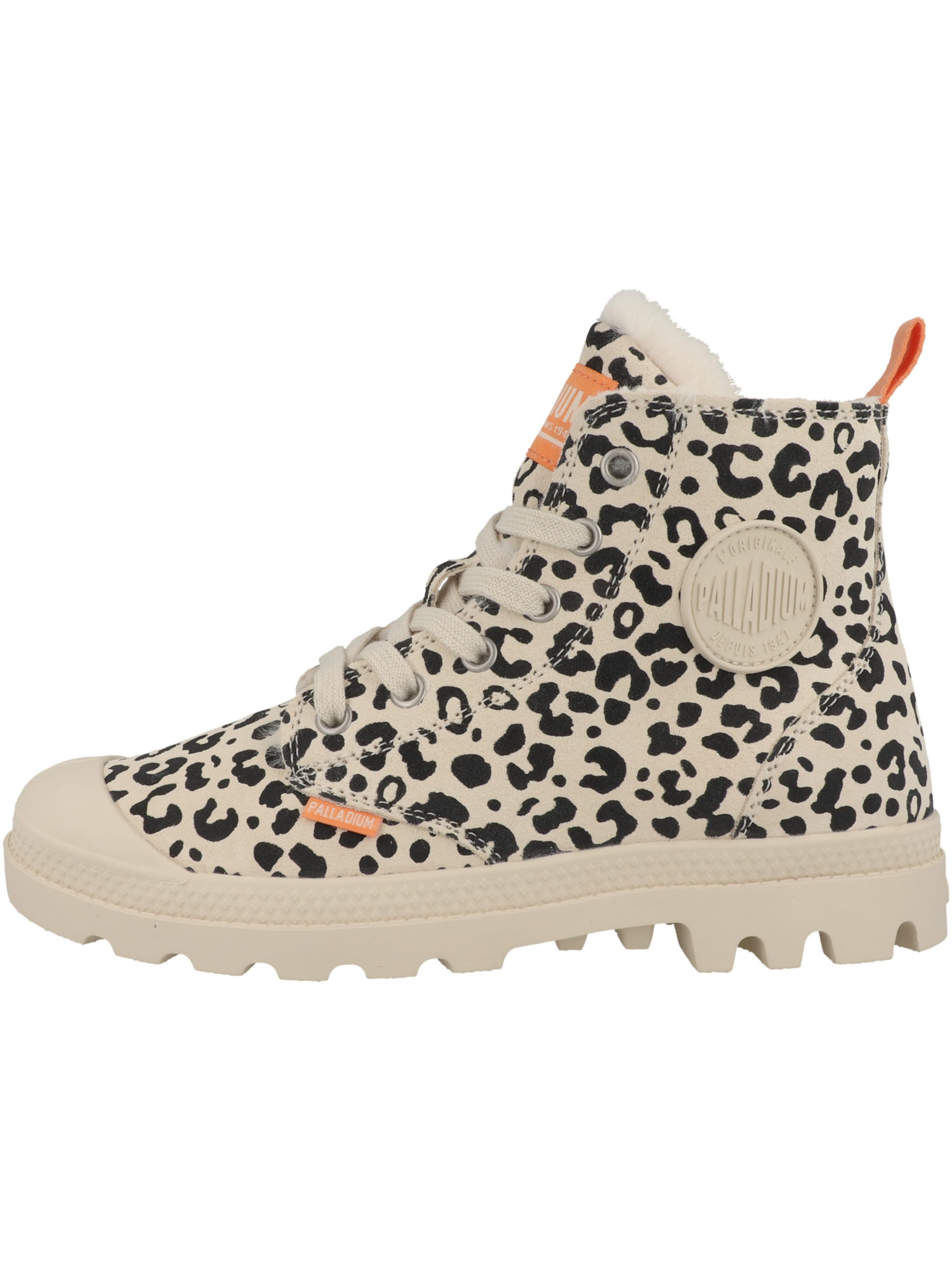 Palladium - Botas em bege: frente