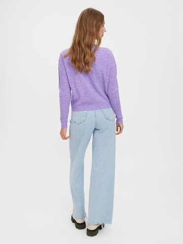 VERO MODA Sweater 'Lefile' in Purple