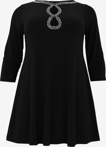 YOEK Tunic 'Dolce' in Black: front