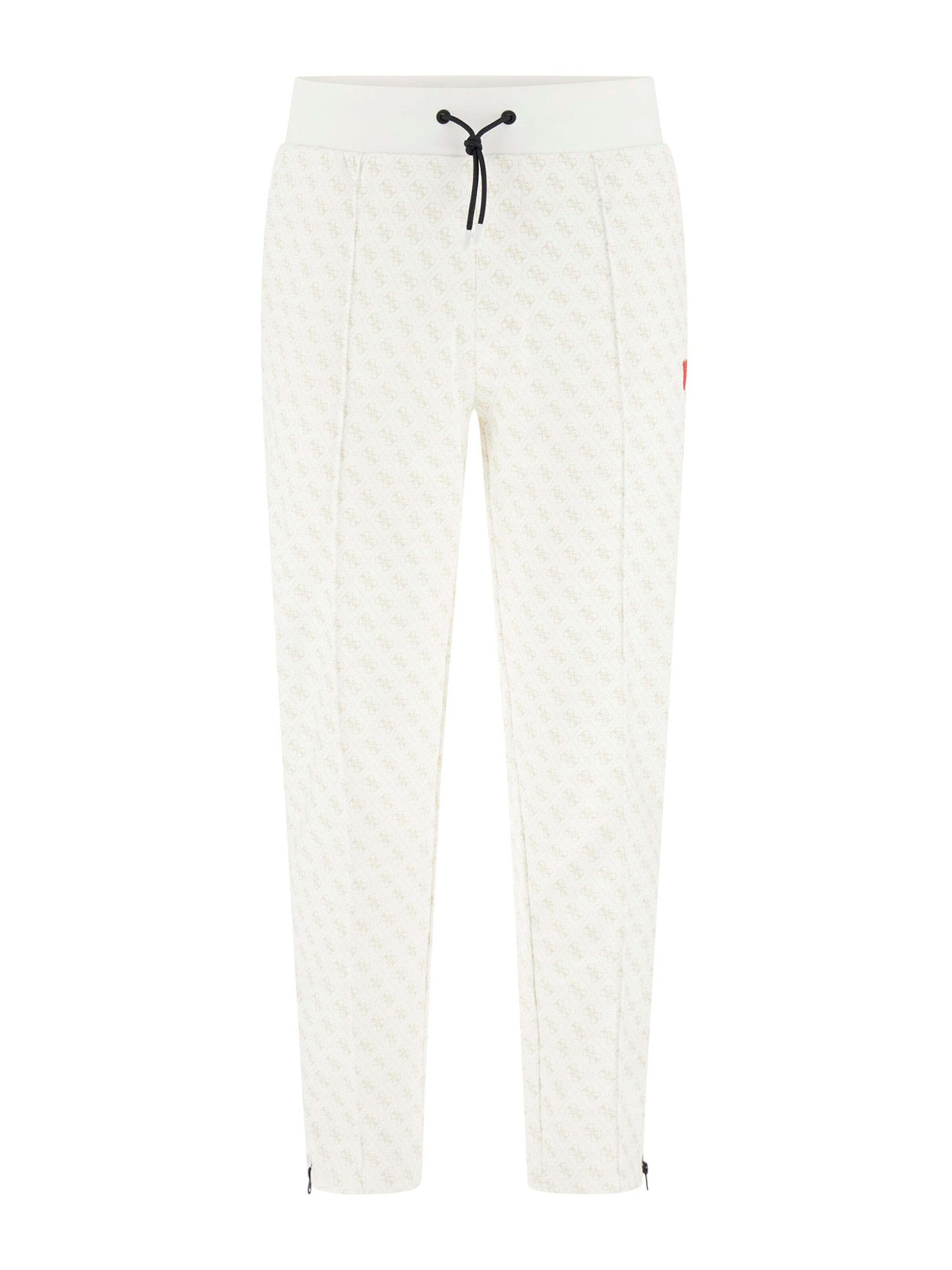 GUESS Tapered Παντελόνι φόρμας 'KORBIN' σε λευκό: μπροστά