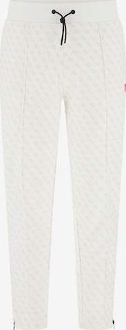 GUESS Спортивные штаны 'KORBIN' в Белый: спереди
