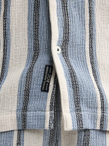 PETROL INDUSTRIES MEN Comfort fit Button Up Shirt in Blue