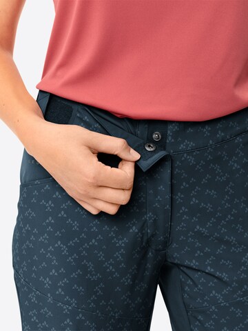 VAUDE Regular Outdoor Pants 'Ledro' in Blue