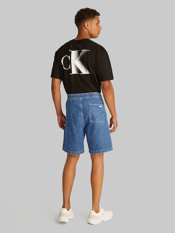 Calvin Klein Jeans Loosefit Jeans i blå