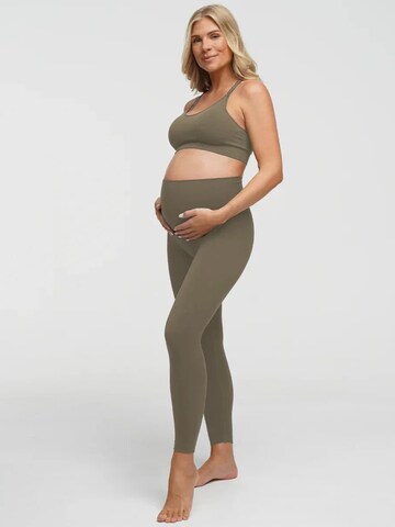 Skinny Leggings 'Seamless Umstandsleggings' cfab (formerly creamy fabrics) en gris