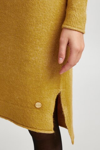Oxmo Knitted dress 'IDA' in Yellow
