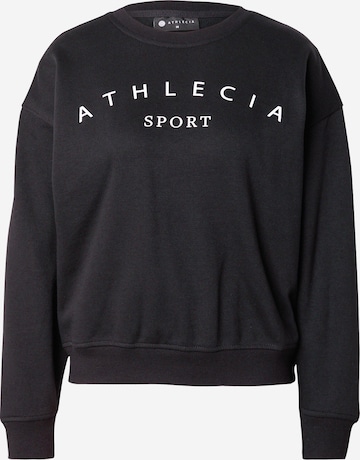 Athlecia Sportief sweatshirt 'Asport' in Zwart: voorkant