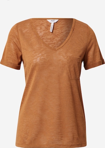 OBJECT Shirt 'Tessi' in Brown: front