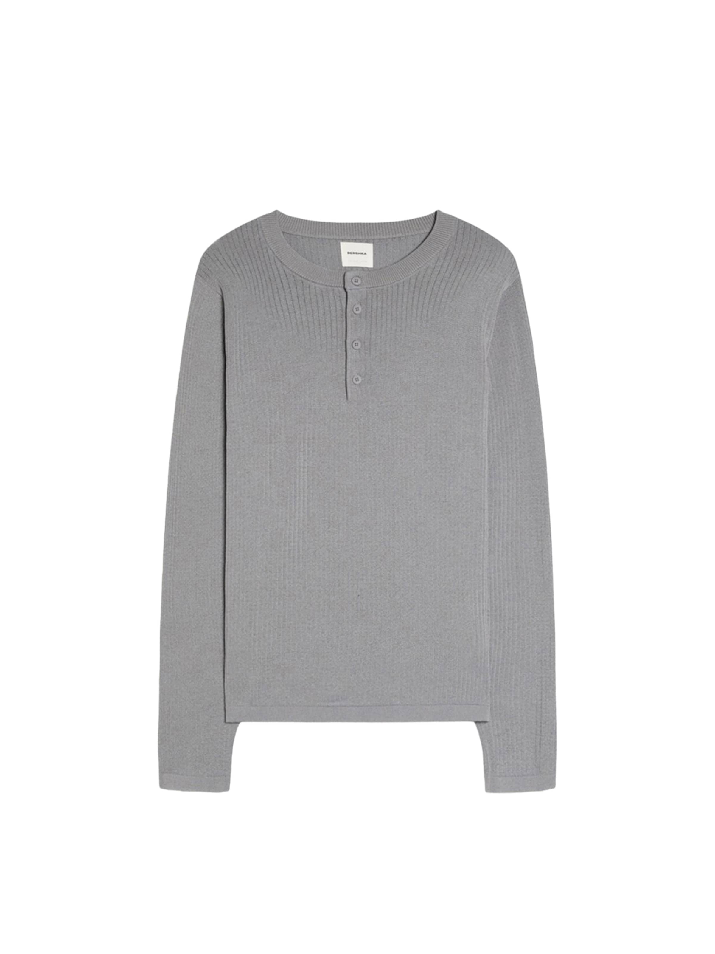 Bershka Pulóver - szürke: elől