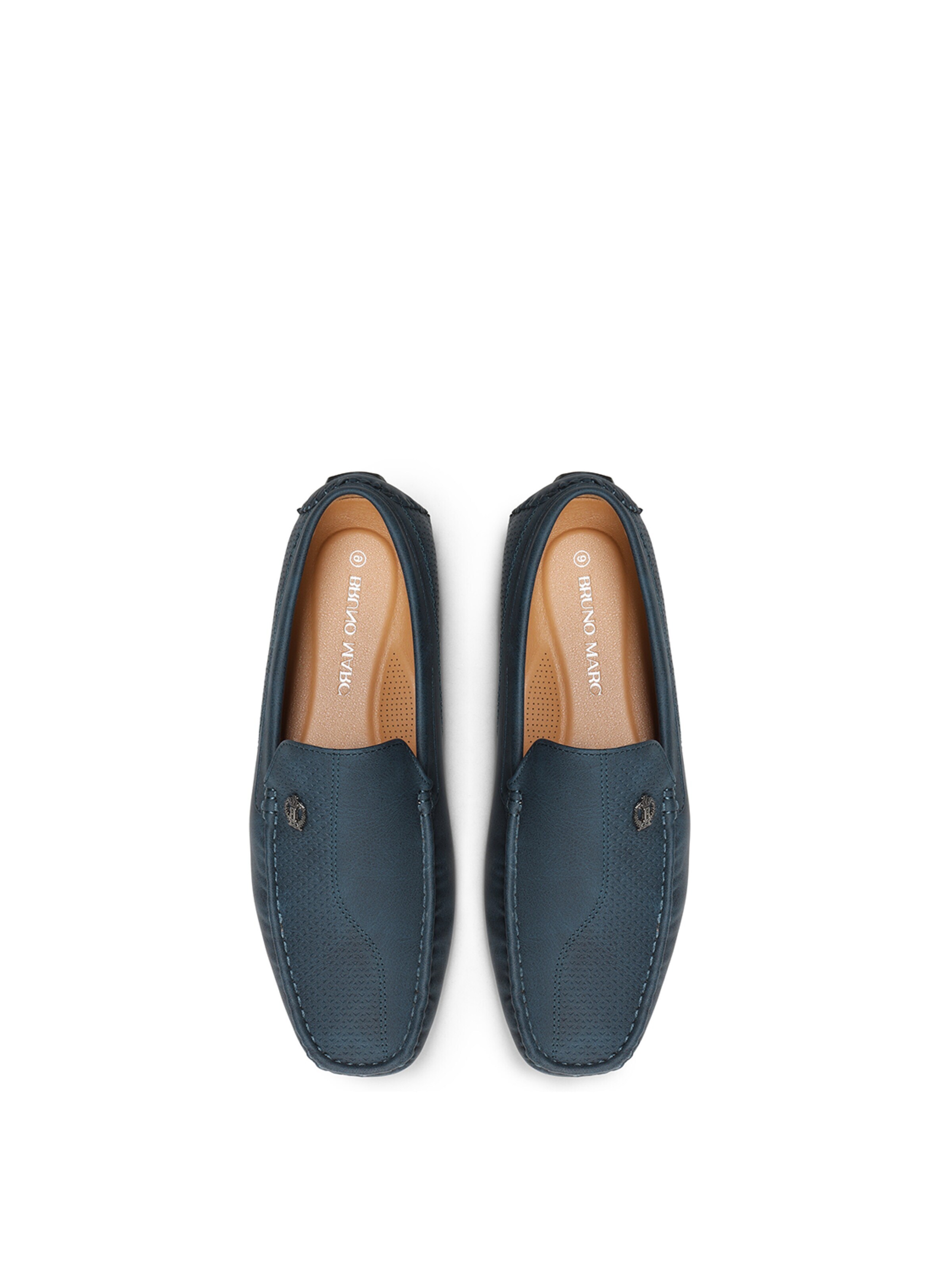 Mocassino 'Bruno Marc Herren Klassische Mokassins Flache Slipper Slip on Penny Loafer Weich Comfort Schuhs' di Bruno Marc in blu