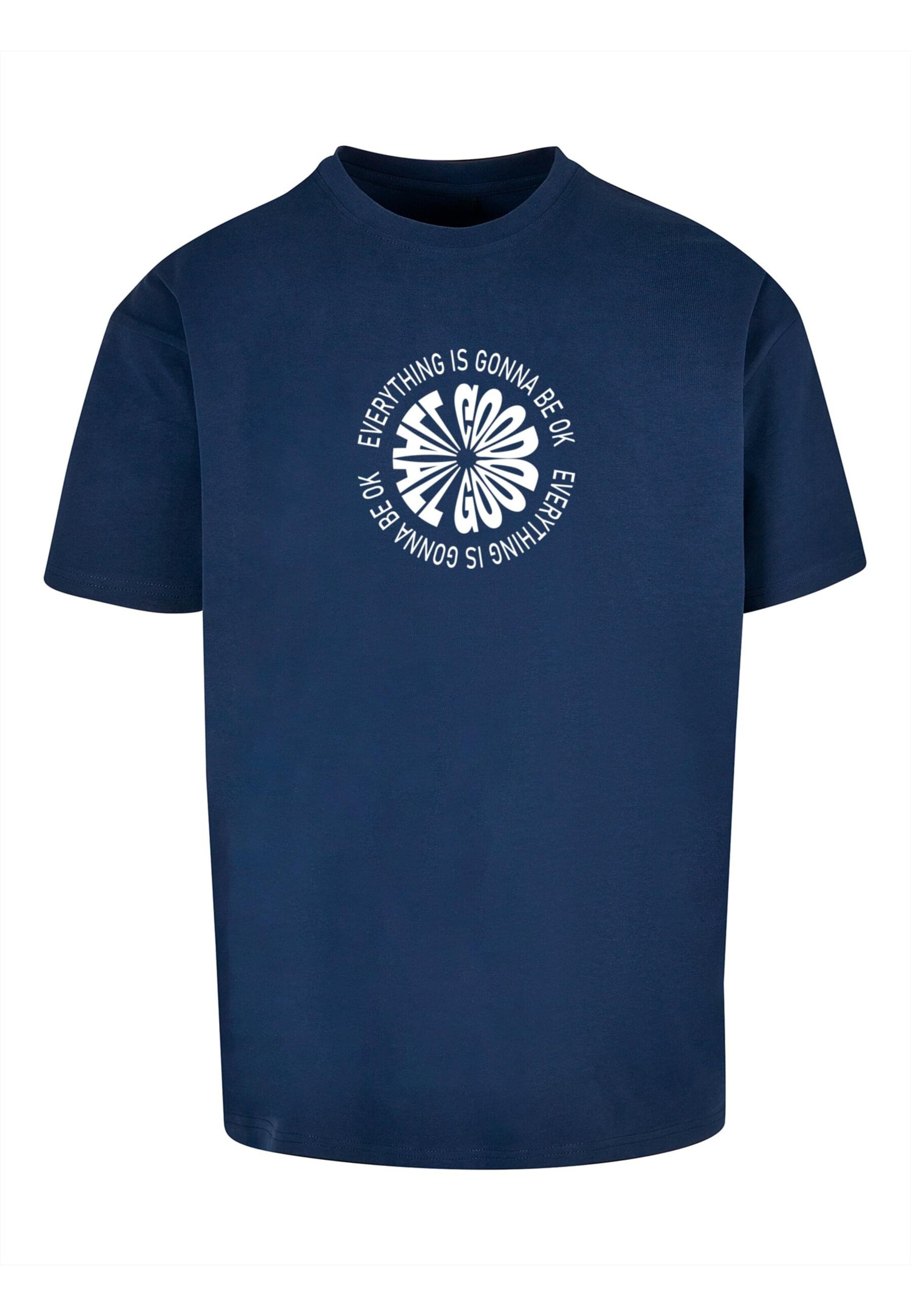 Merchcode Shirt 'All Good' in Blau: Vorderseite