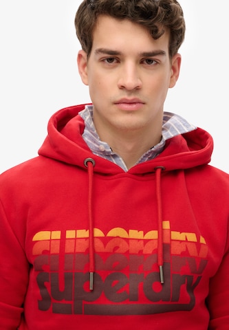 Superdry Sweatshirt in Red