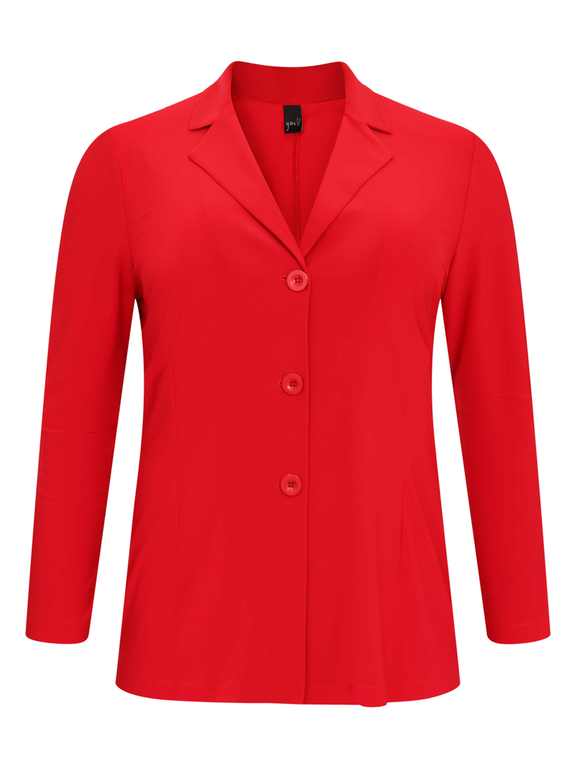 YOEK Blazers in Rood: voorkant