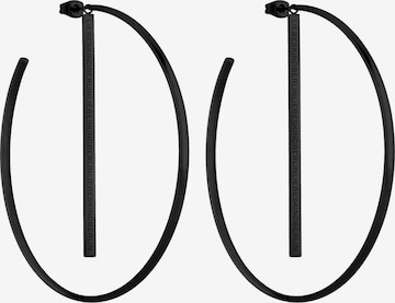 Boucles d'oreilles Liebeskind Berlin en noir : devant