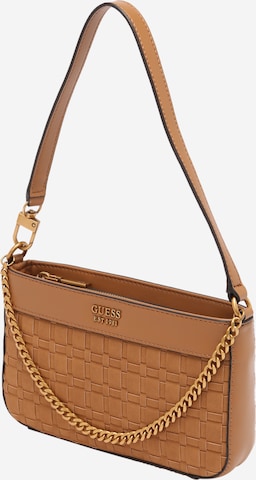 Sac bandoulière 'Katey' GUESS en marron : devant