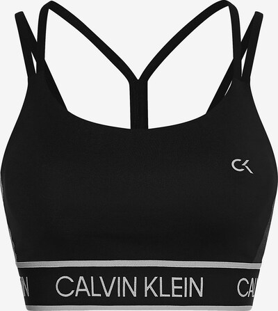 Calvin Klein Performance Urheilurintaliivit värissä vaaleanharmaa / musta, Tuotenäkymä