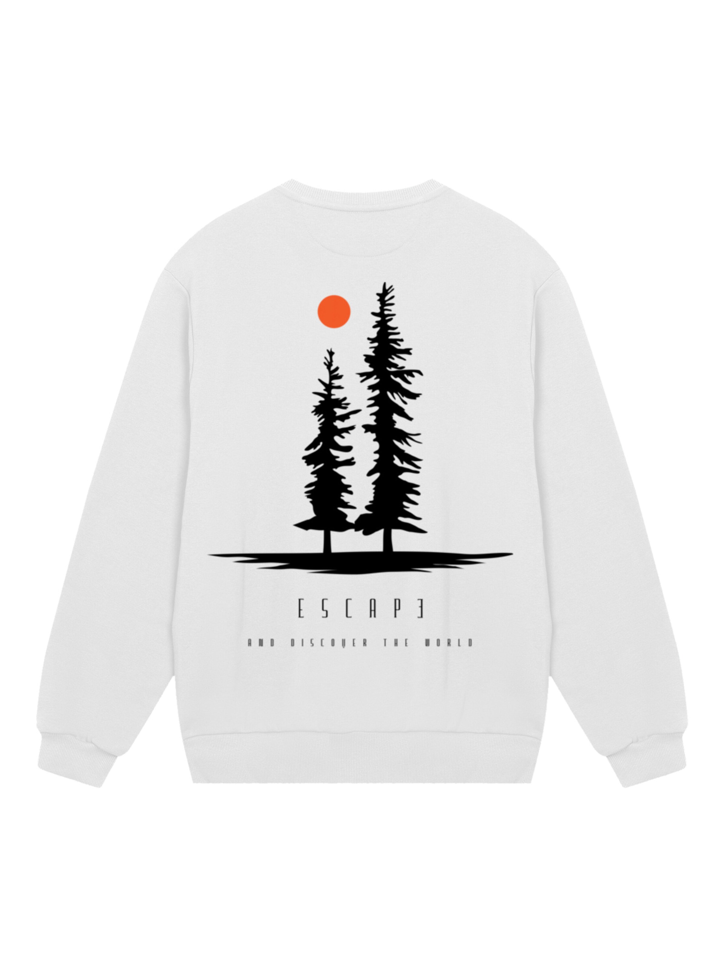 Sweat-shirt 'Escape Discover the World Pinetree' F4NT4STIC en blanc