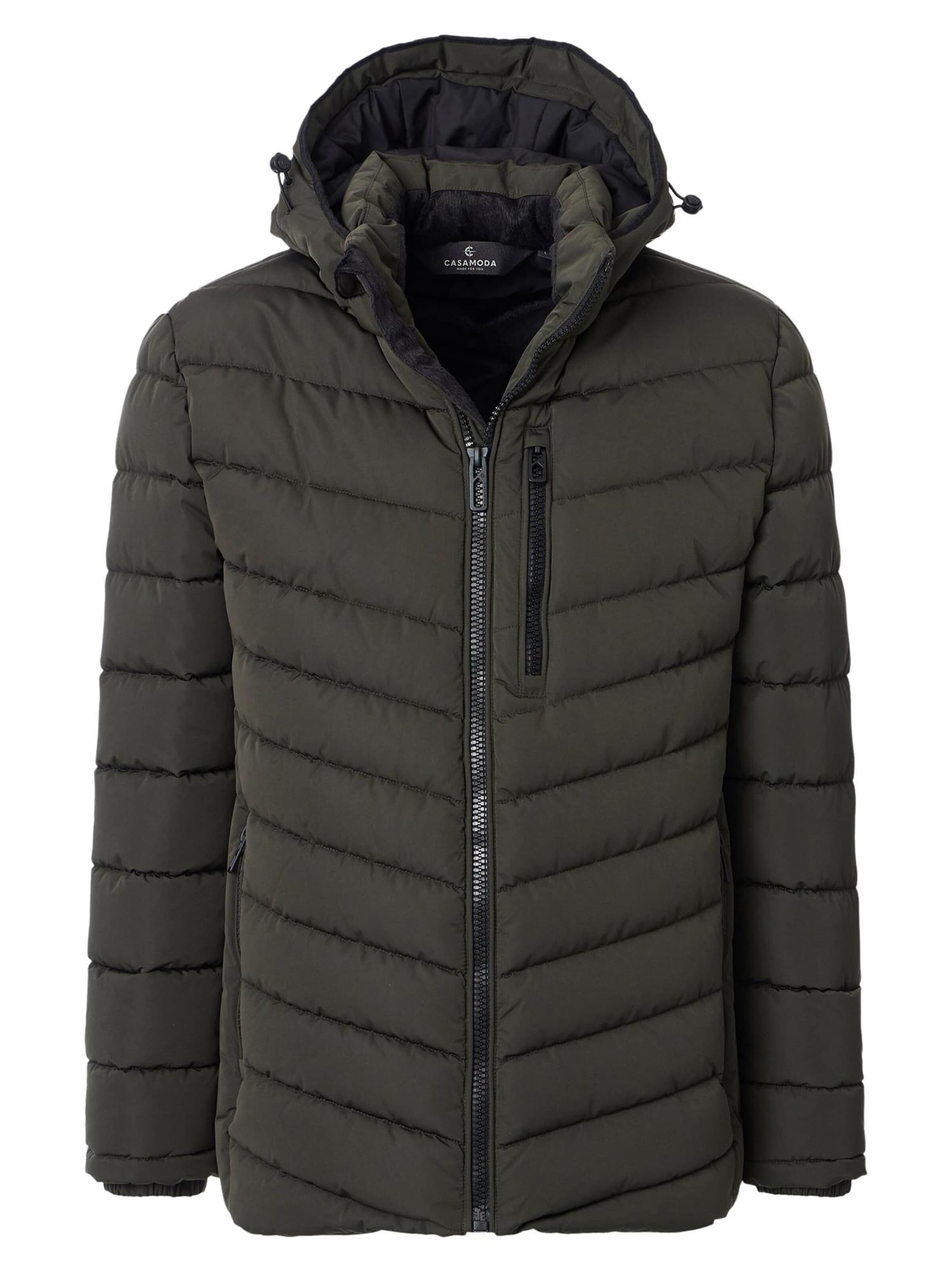 CASAMODA Between-season jacket 'Basic' in Green: front
