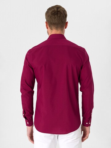 Moxx Paris Slim fit Overhemd in Rood