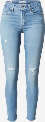 LEVI'S ® Jeans '711 Skinny' in Blauw: voorkant