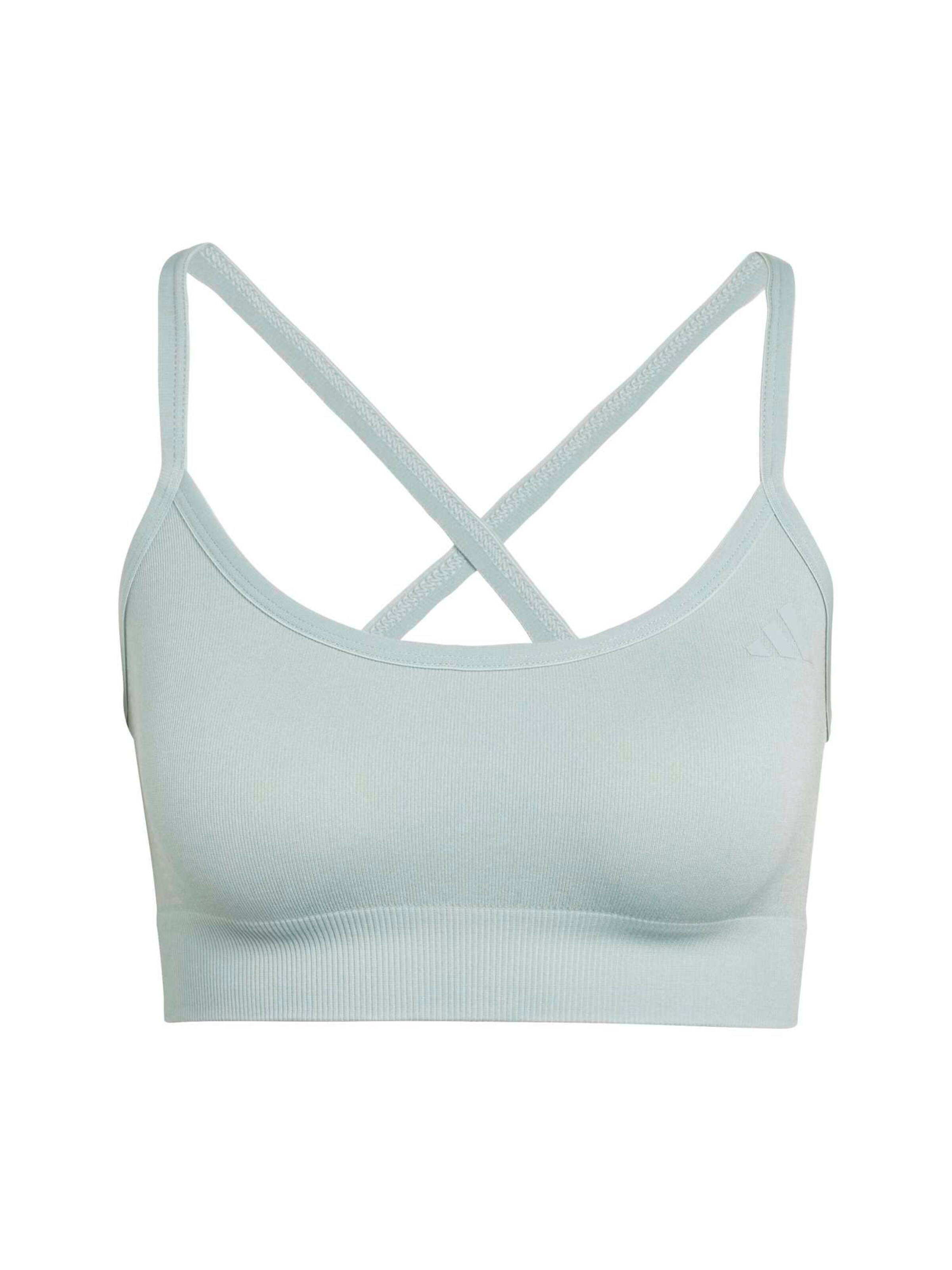ADIDAS PERFORMANCE Sports bra in Green: front