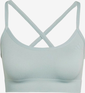 ADIDAS PERFORMANCE Sports bra in Green: front