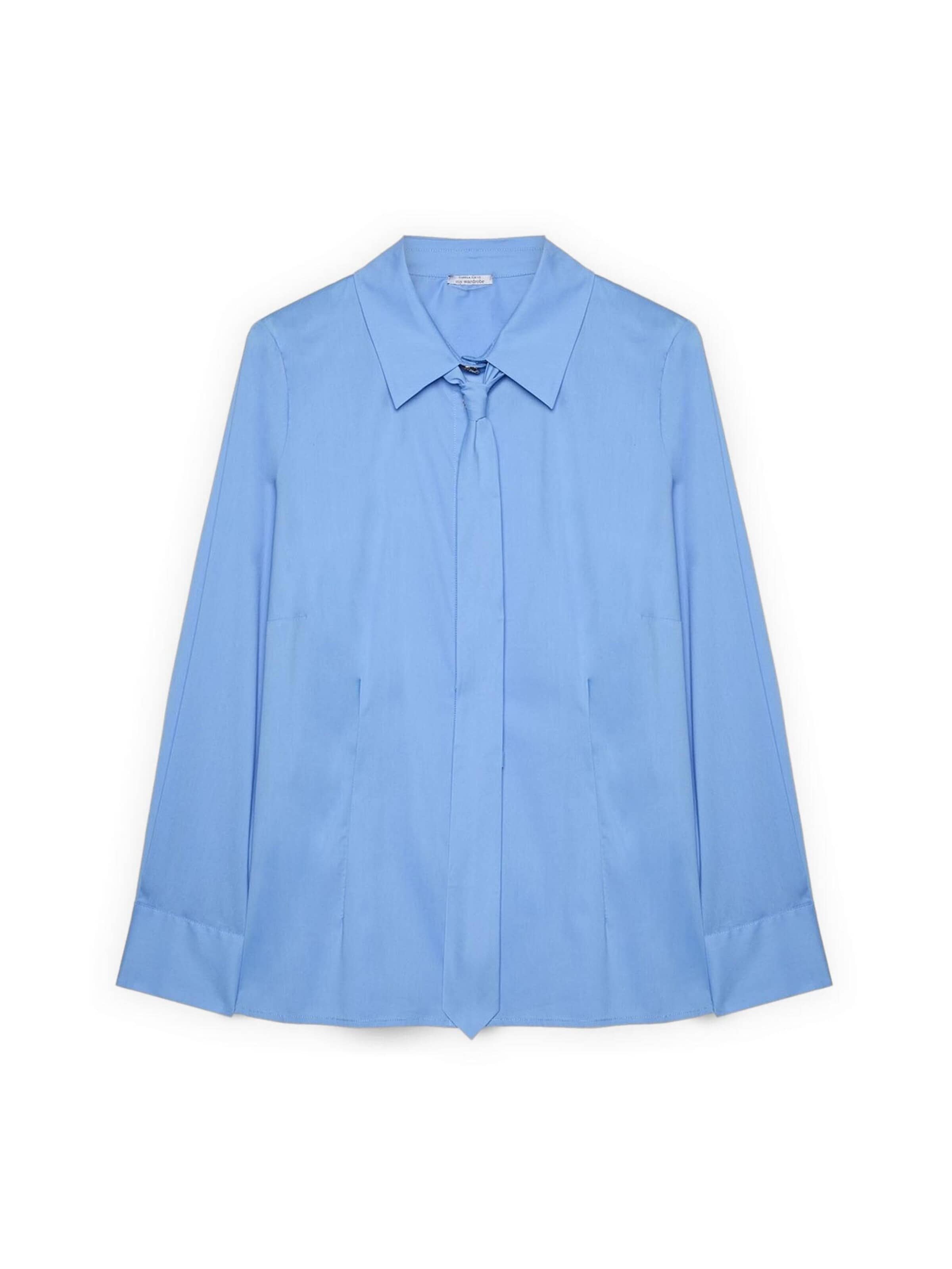 Fiorella Rubino - Blusa en azul: frente
