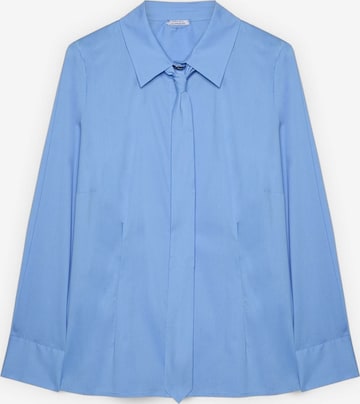 Fiorella Rubino - Blusa en azul: frente
